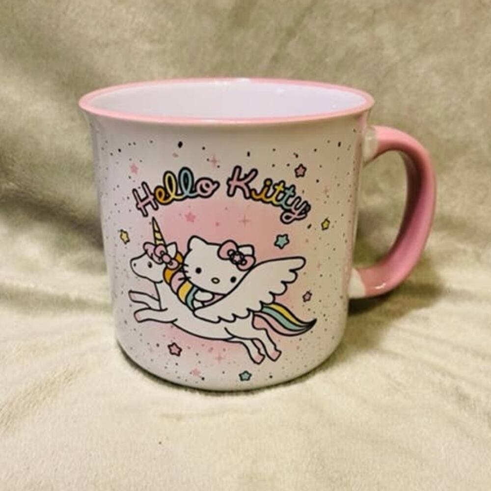 Hello Kitty Flying Unicorn Large 20oz Coffee Mug-NEW